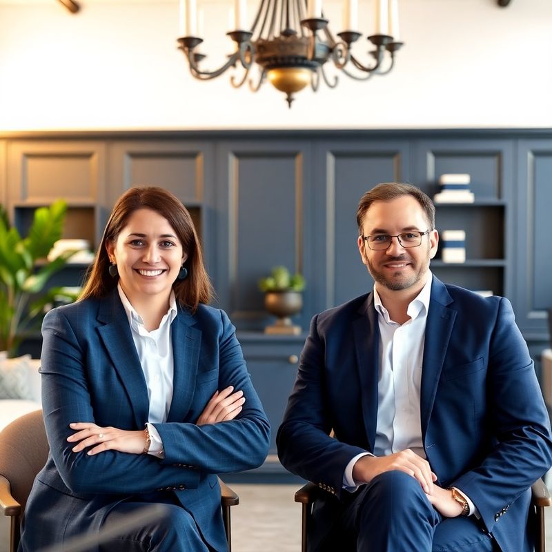 Tým dvou finančních poradců v pražské kanceláři Studio Horák